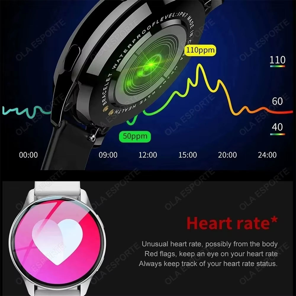 For Android IOS Gt1 Smartwatch GPS Fitness Tracker Watch 6 Bluetooth Call Watches for Man Heart Rate Monitor Watch Men Women New